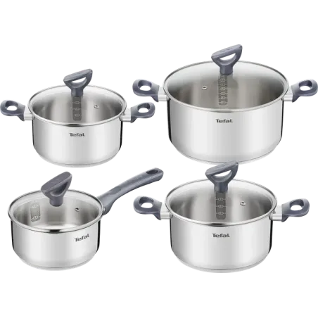 Набір посуду Tefal Daily Cook 8 предметів (G712S855), пакування пошкоджене, товар цілий.